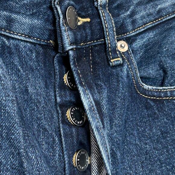 New Everlane The 90's Cheeky Jean High Rise Rigid Denim Indigo Women 24 Long NWT - Picture 10 of 10